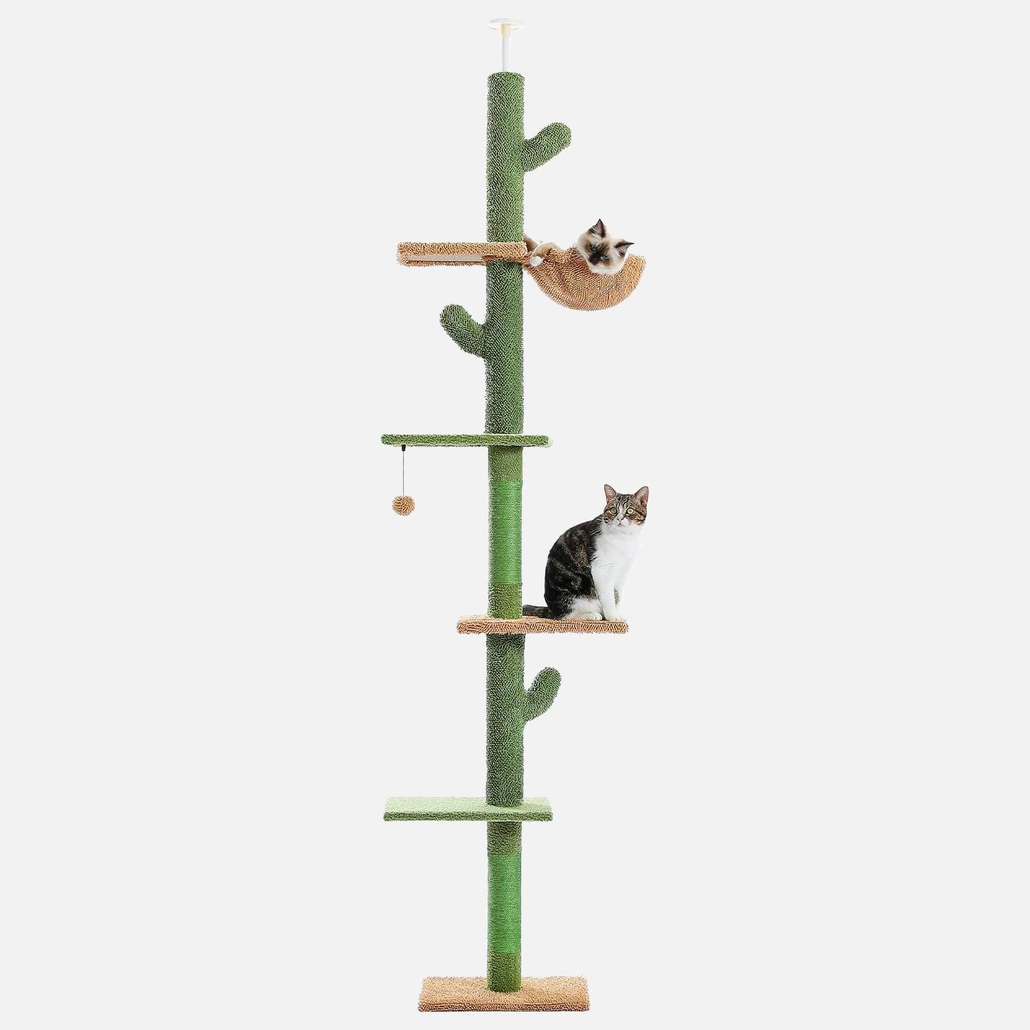 CactusTower Deckenhoher Kratzbaum 1