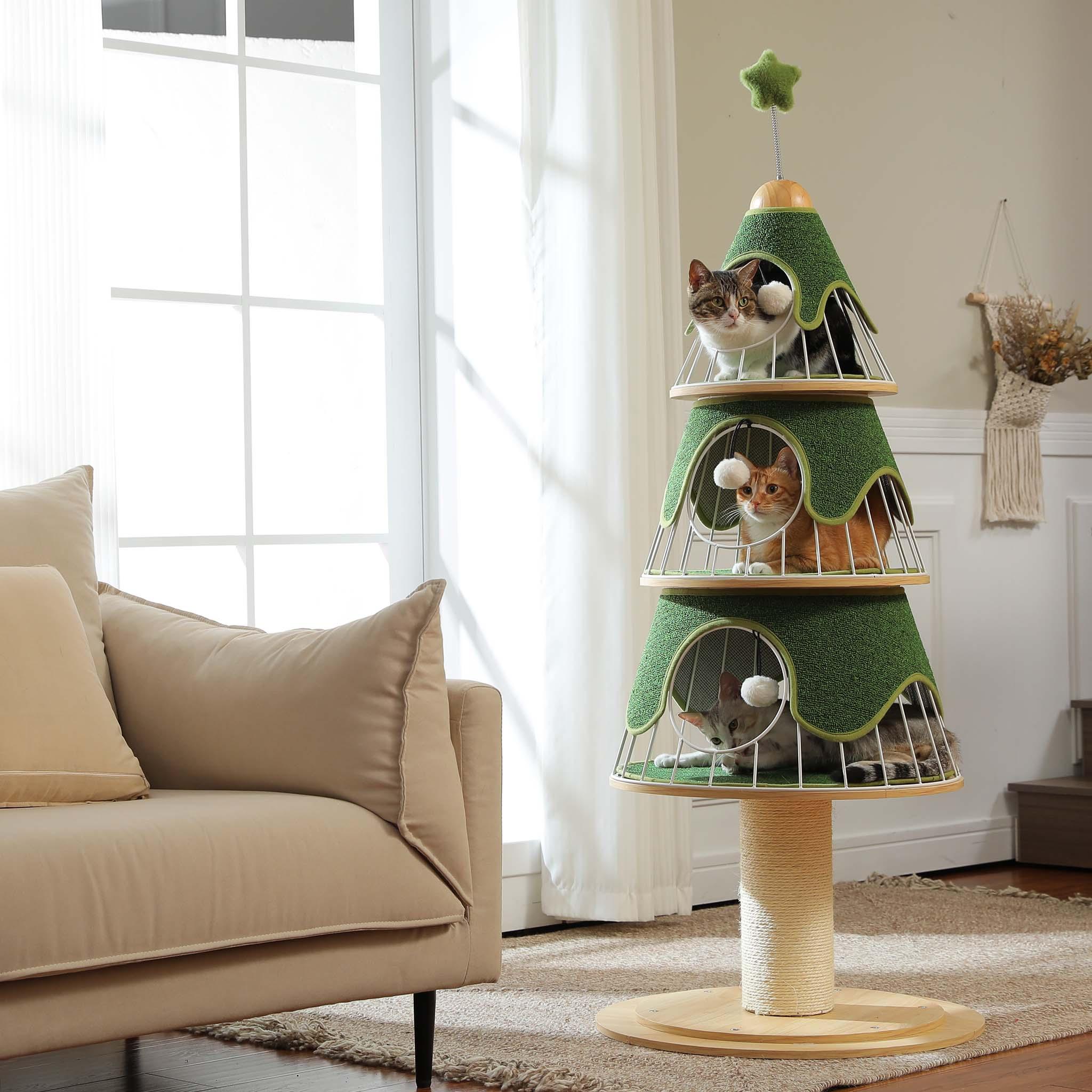 Weihnachtsbaum-Design-Kratzbaum 3
