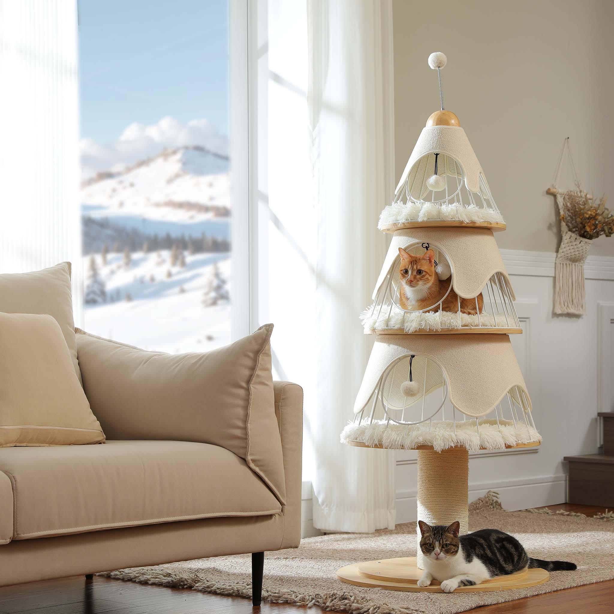 Weihnachtsbaum-Design-Kratzbaum 7