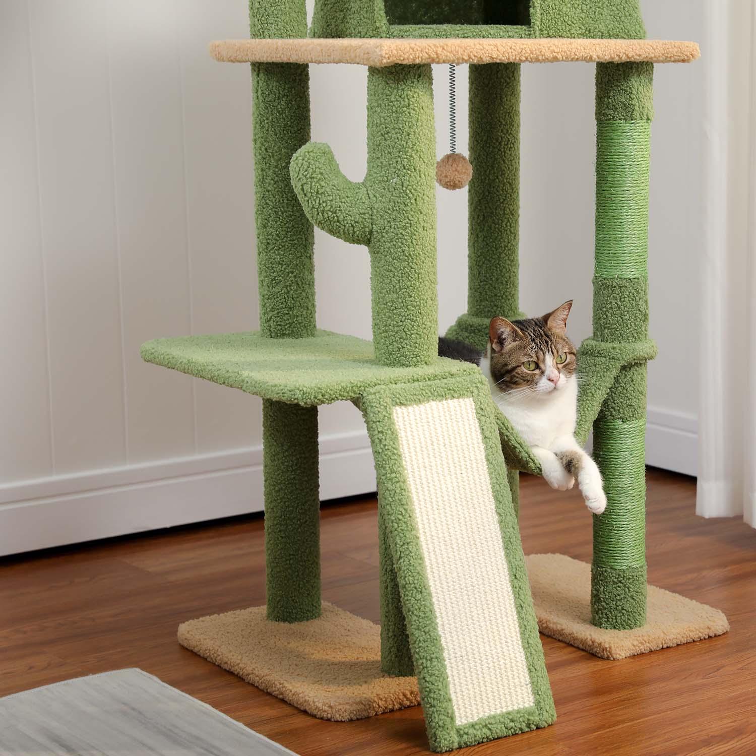 DoubleTower Deckenhoher Kratzbaum 3