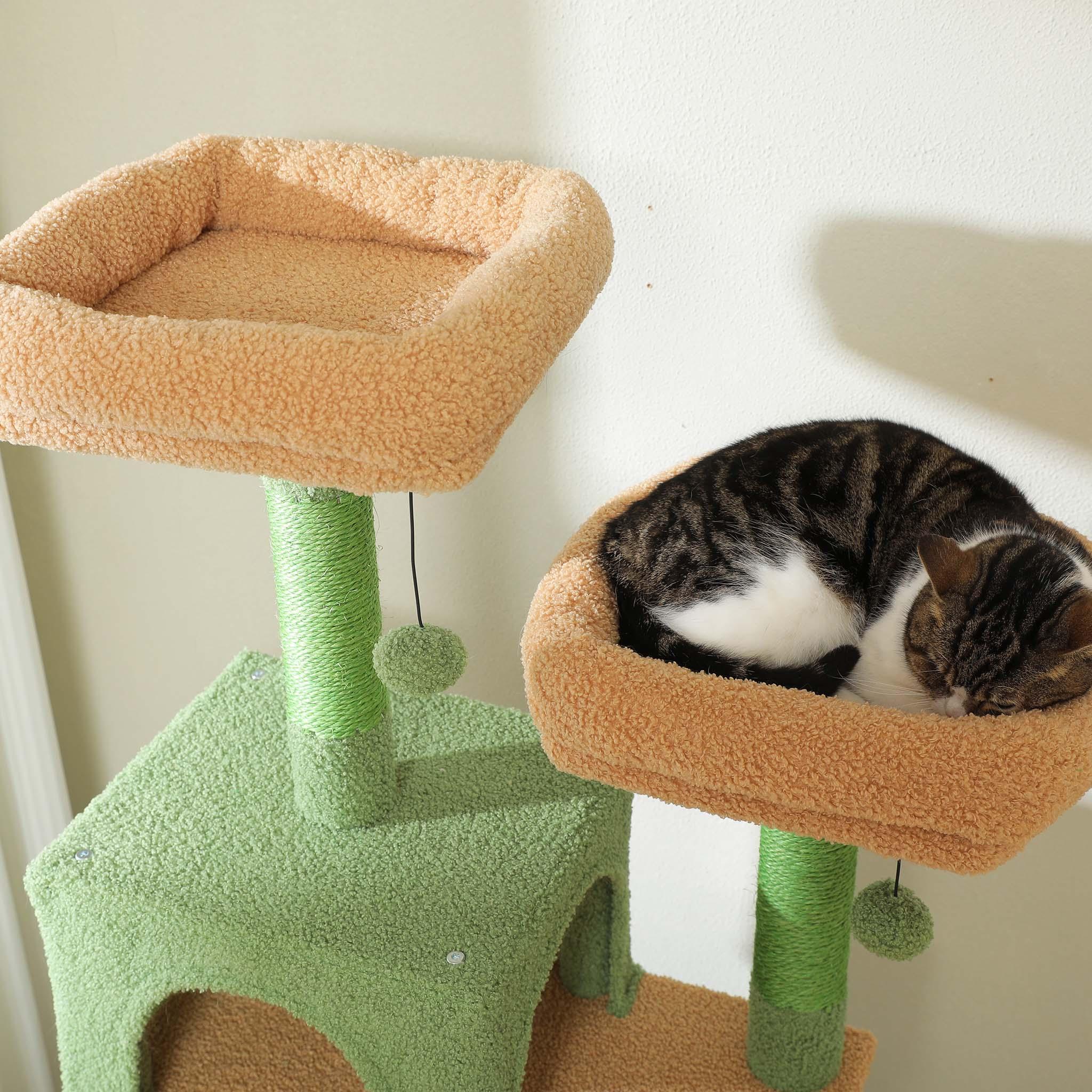 MeowMansion Großer Kratzbaum 3