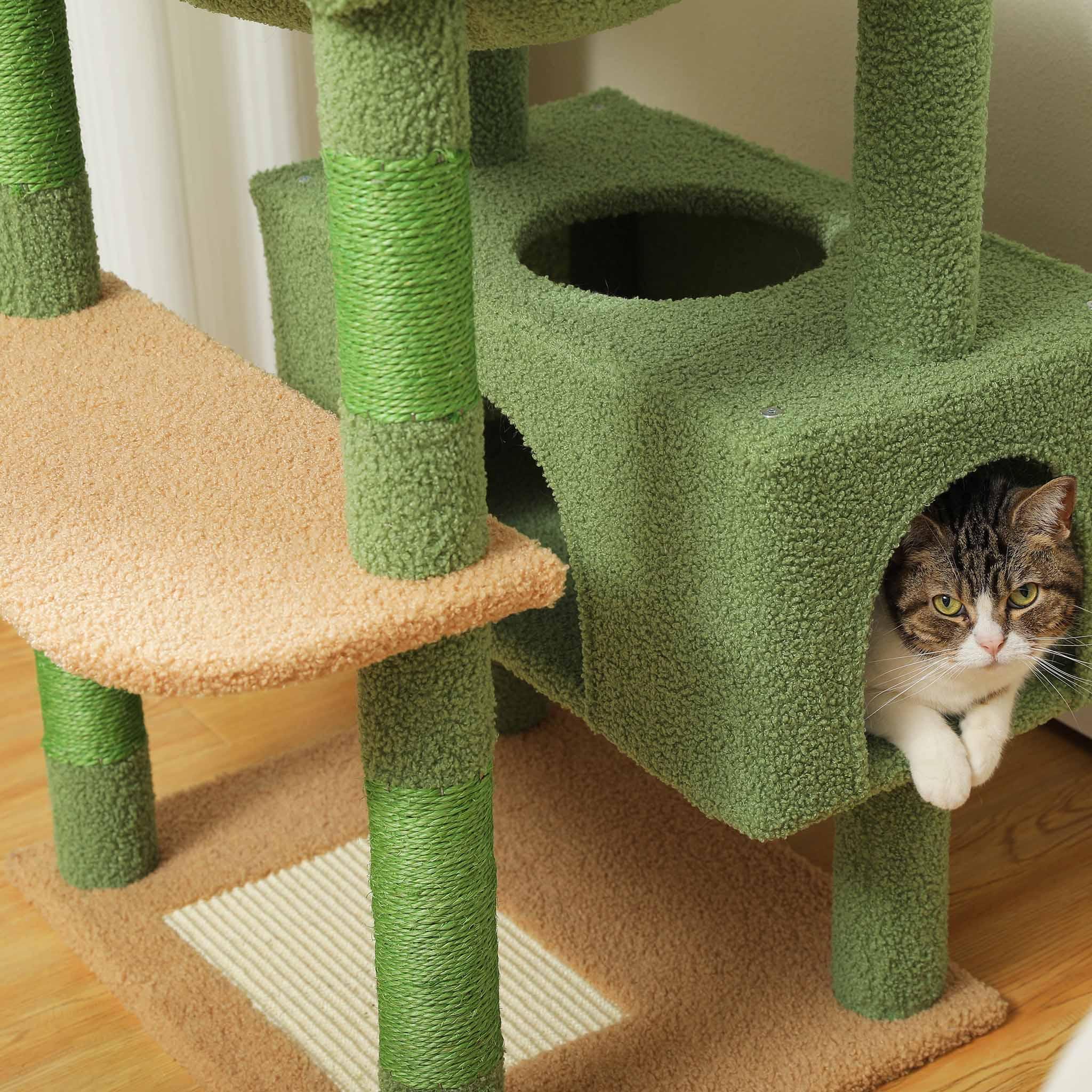 MeowMansion Großer Kratzbaum 4