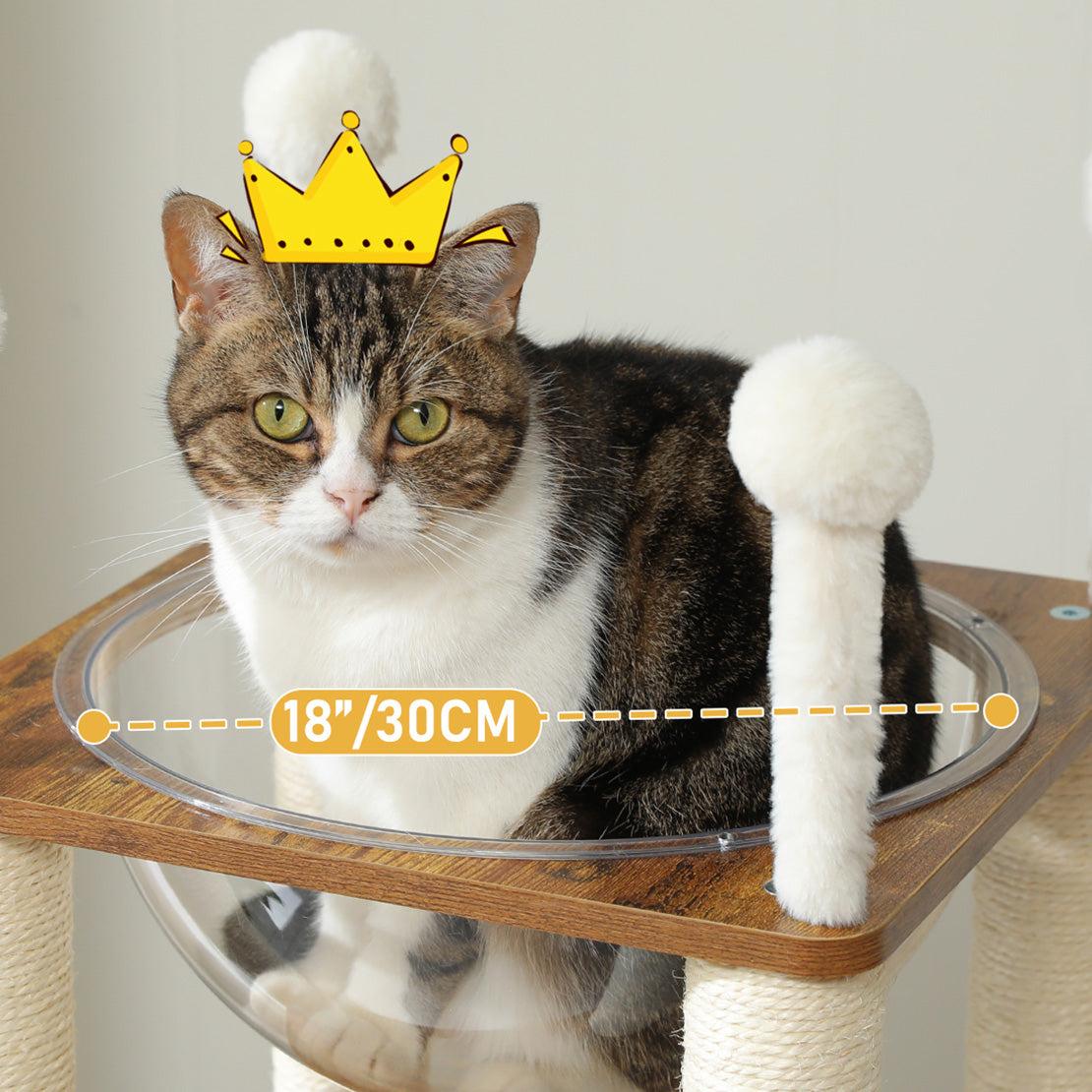 MeowPalace – Großer Holz-Kratzbaum 4