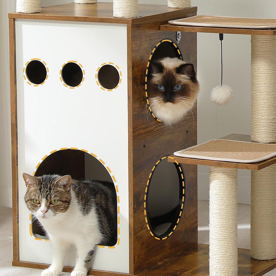 MeowPalace – Großer Holz-Kratzbaum 5