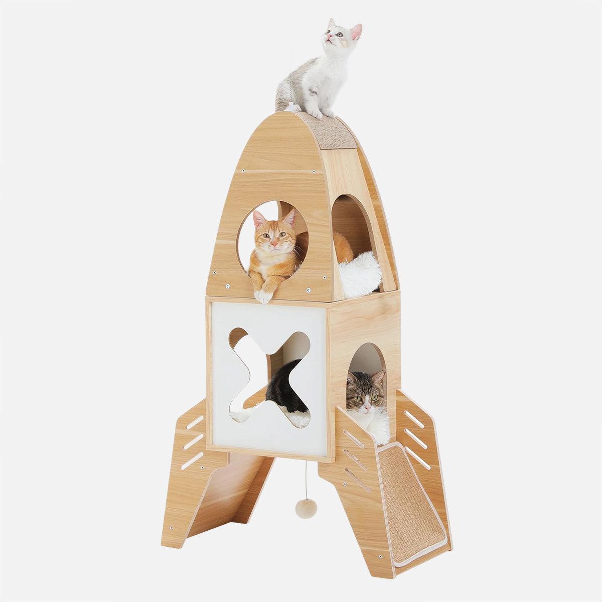 Rocket Holz-Kratzbaum 1