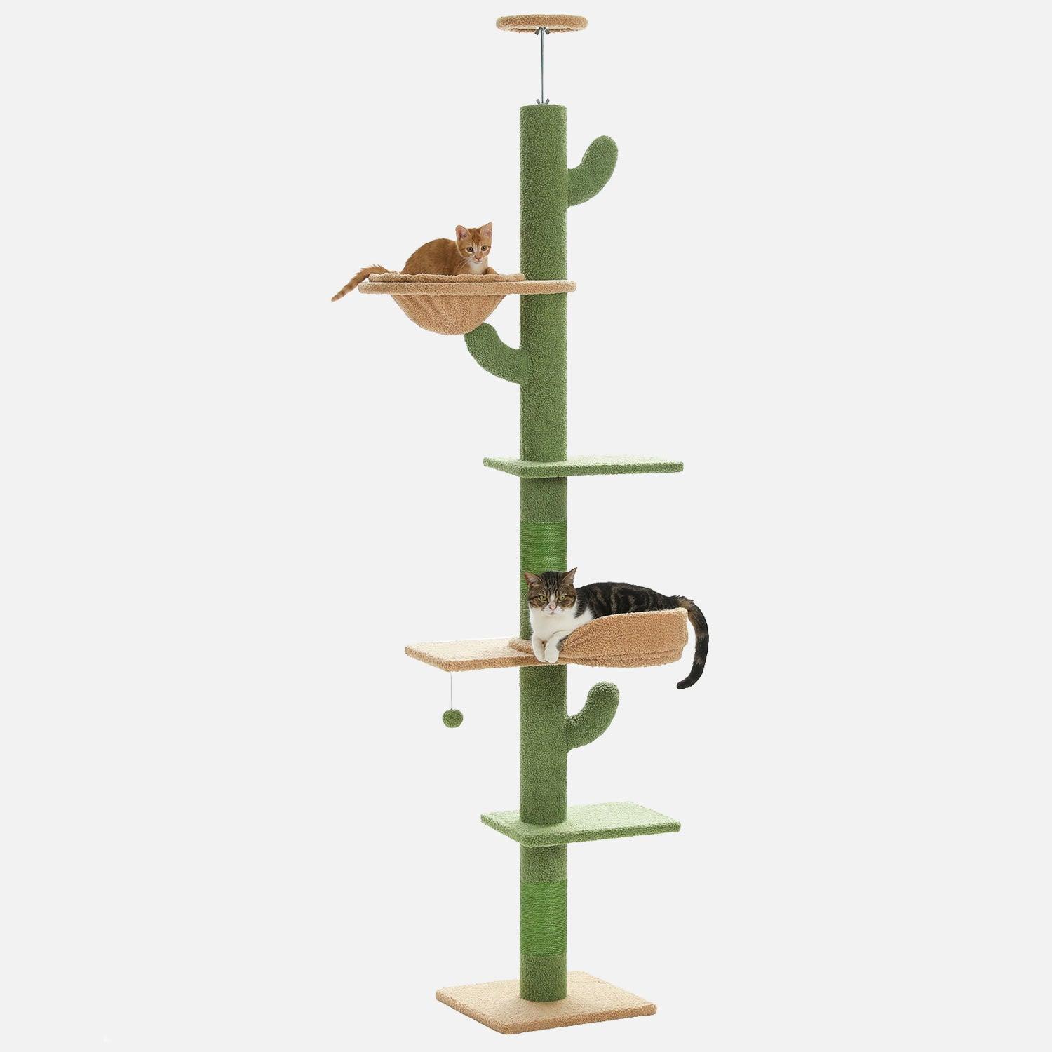 SingleTower Deckenhoher Kratzbaum 1